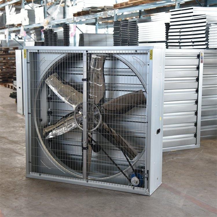 Industrial ventilation fan front view